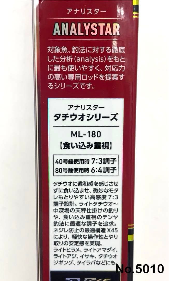 No.5010 ANALYSTAR タチウオ ML-180•R