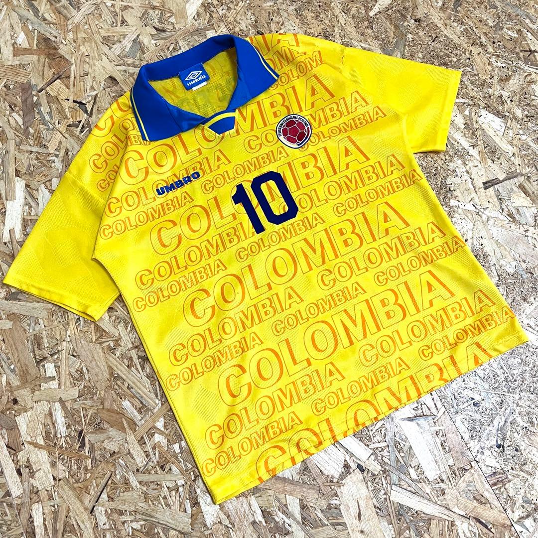 1995年 colombia代表 バルデラマ OLD UMBRO