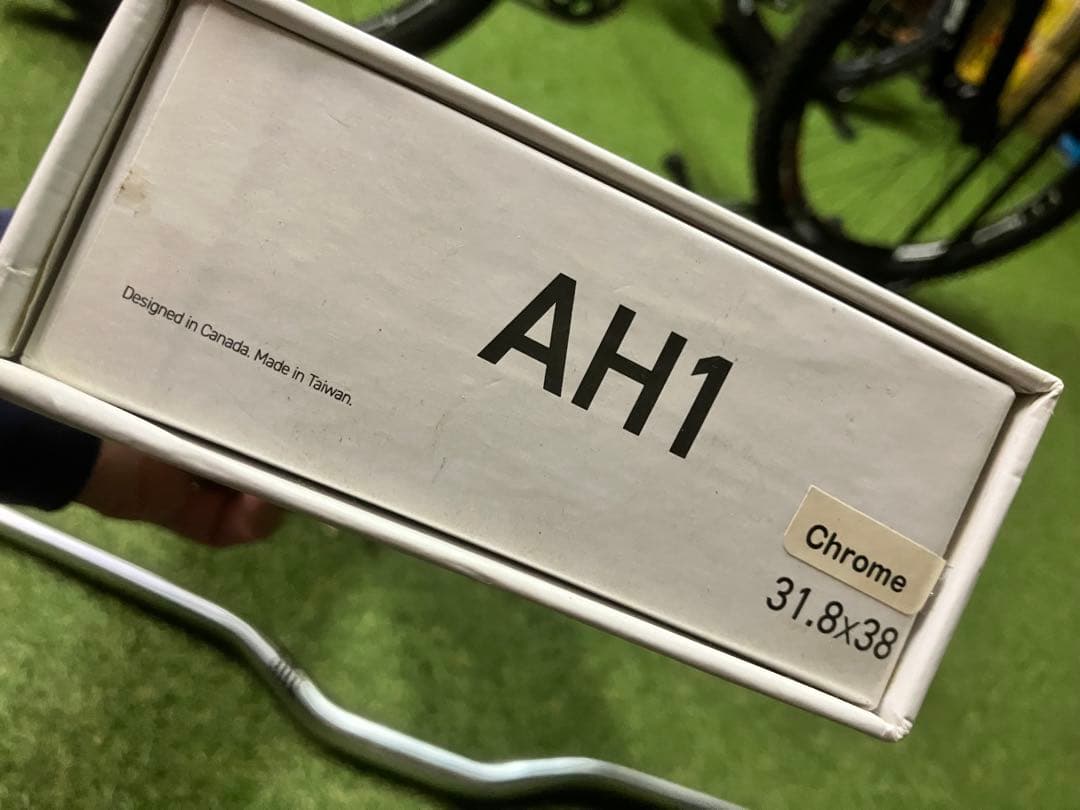 TITLE MTB AH1 ハンドルバー 31.8クランプ 38ライズ シルバー