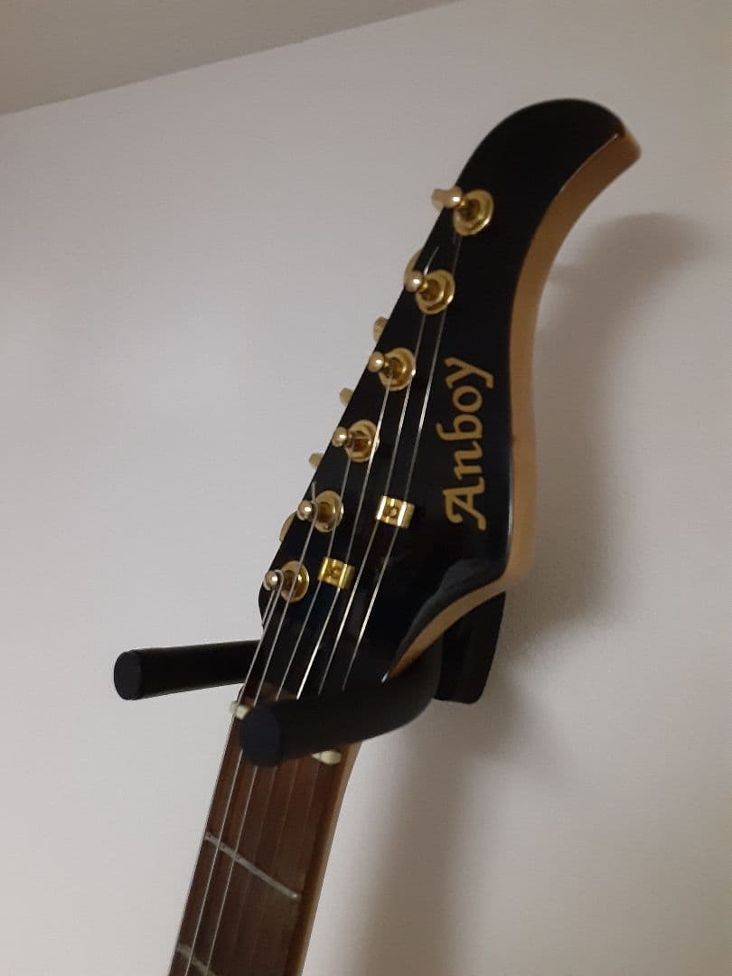 メルカリ便　anboy アンボイ　エレキギター　弦新品　ソフトケース付き