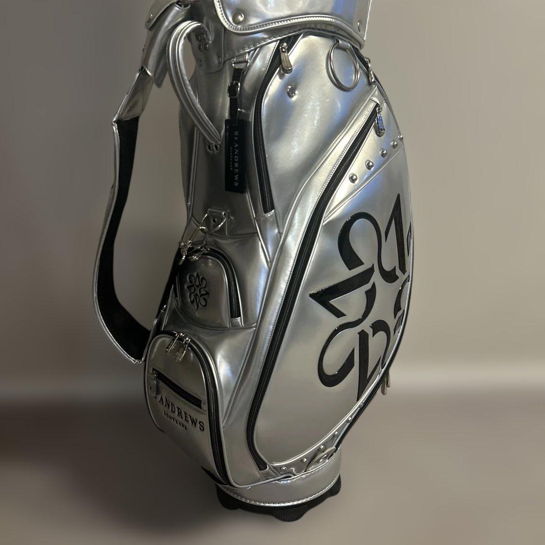 《新品》St ANDREWS シルバー キャディバッグ✨