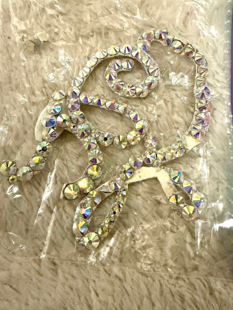 エジプト製‼️豪華ベリーダンス 衣装青フリルとビーズ刺繍に編み上げが素敵なデザイン