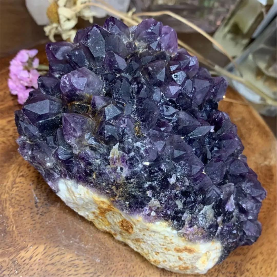 天然 パワーストーン 【アメジスト】　原石　置物　新品❣️