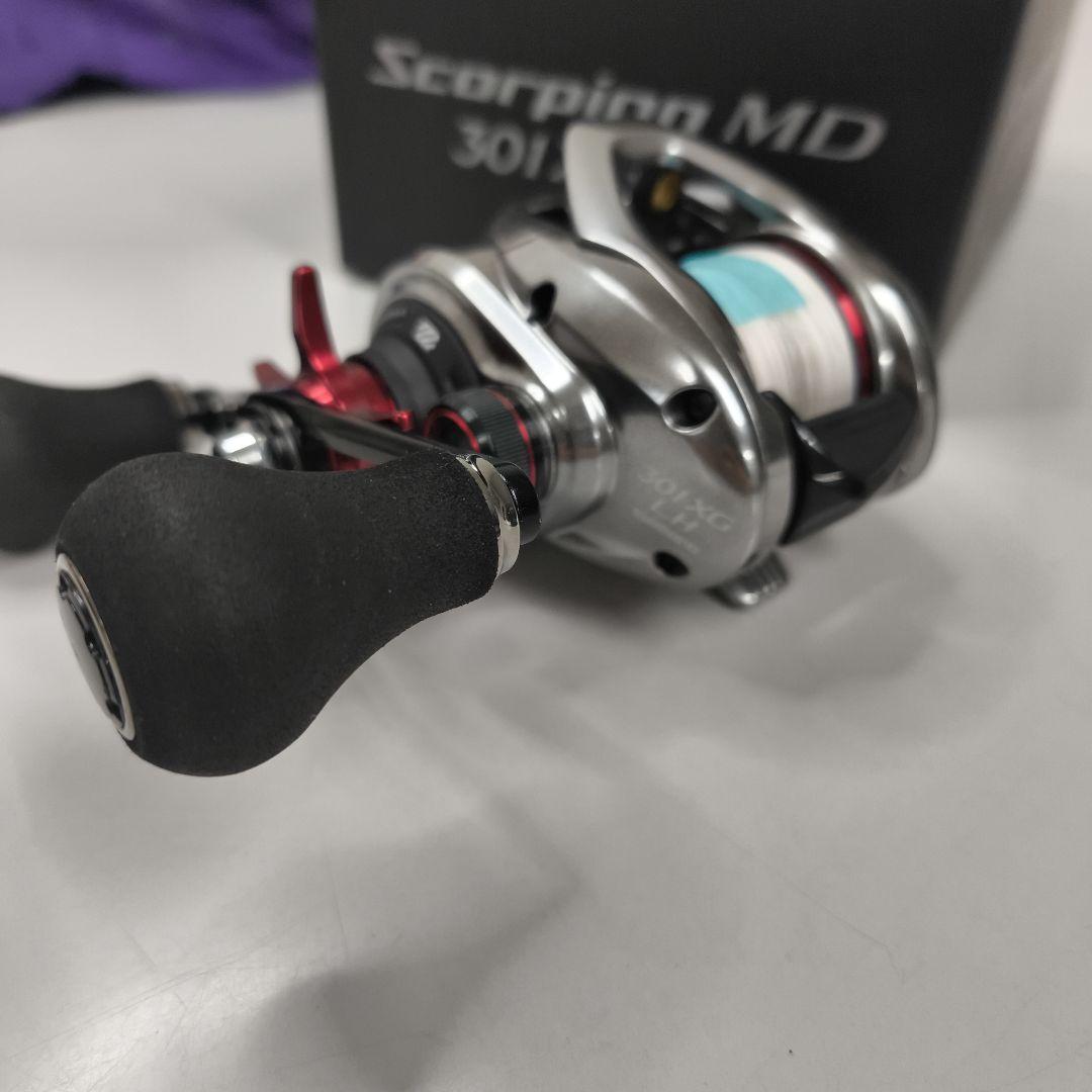 美品 シマノ スコーピオンMD 301XGLHベイトリール