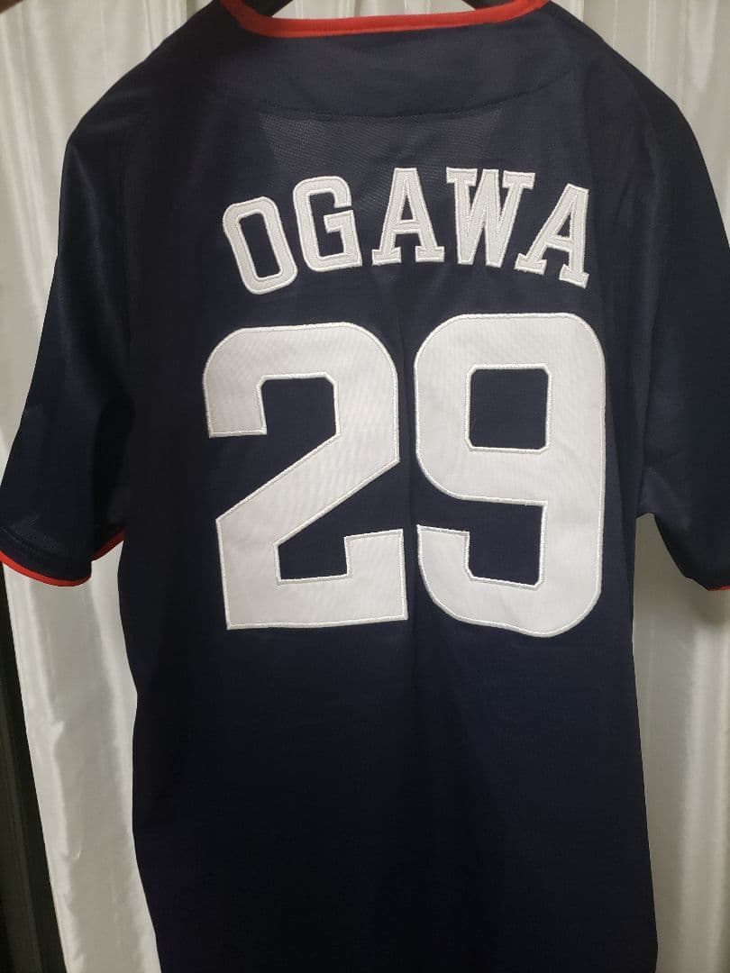 小川泰弘　ライアン　復刻ユニフォーム　ヤクルト　スワローズ　ビジターユニ