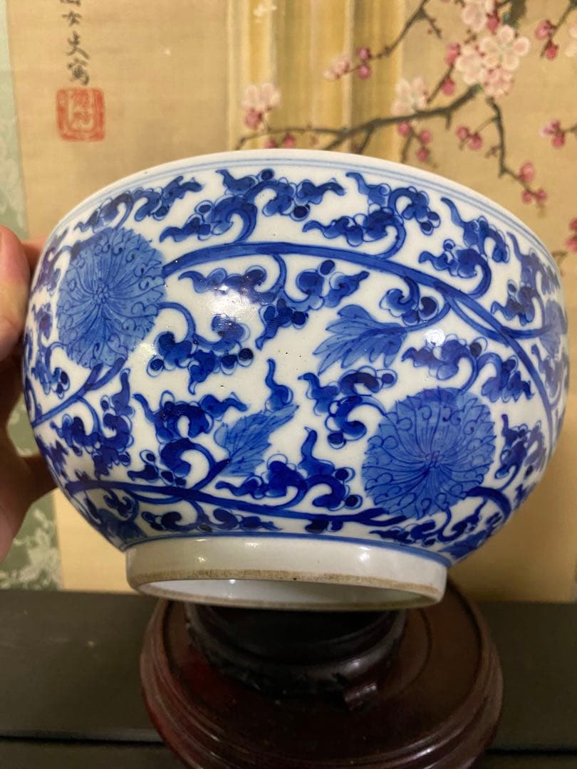 清朝時代　大清乾隆年製 中国古美術　大鉢　古物保証