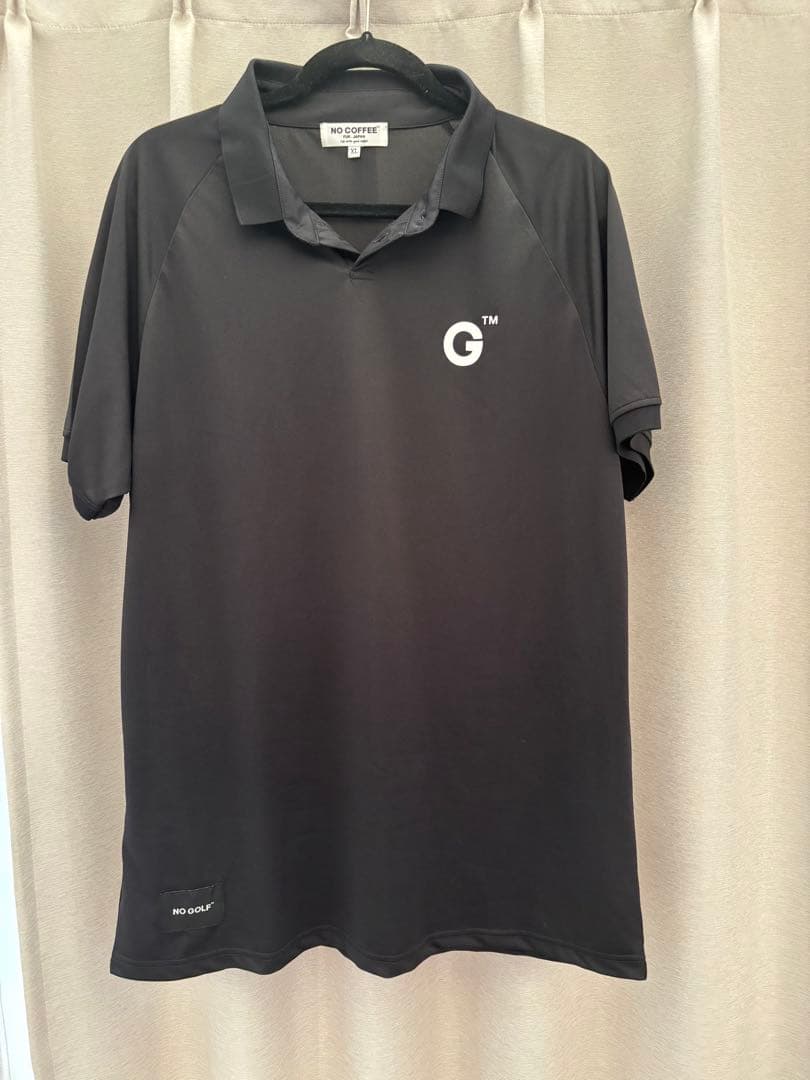 NO GOLF POLO SHIRT 24S/S ブラック　クラブハウス