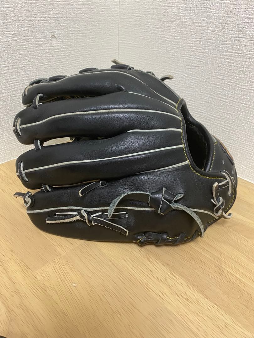 asics 一般軟式用グローブ 黒