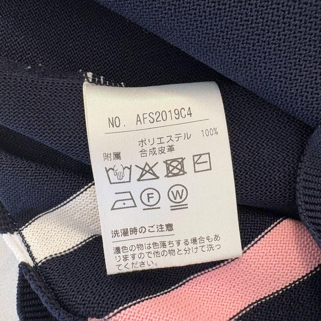 【13】中古andperse セットアップ ニットベスト スカート ゴルフ M