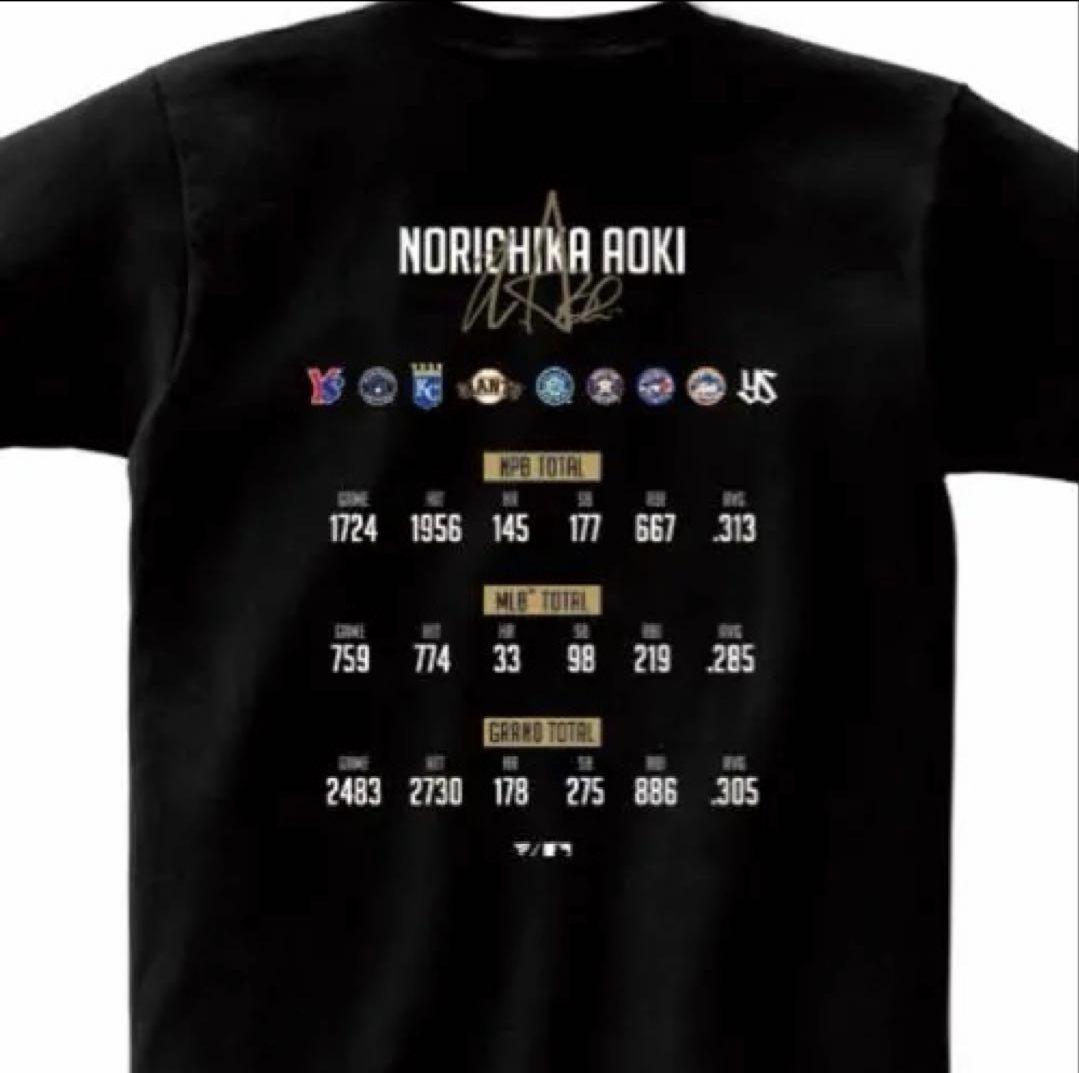 青木宣親 引退記念Tシャツ Lサイズ