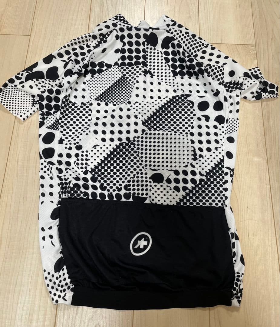 ASSOS サイクルジャージ XLサイズ 白黒ドット