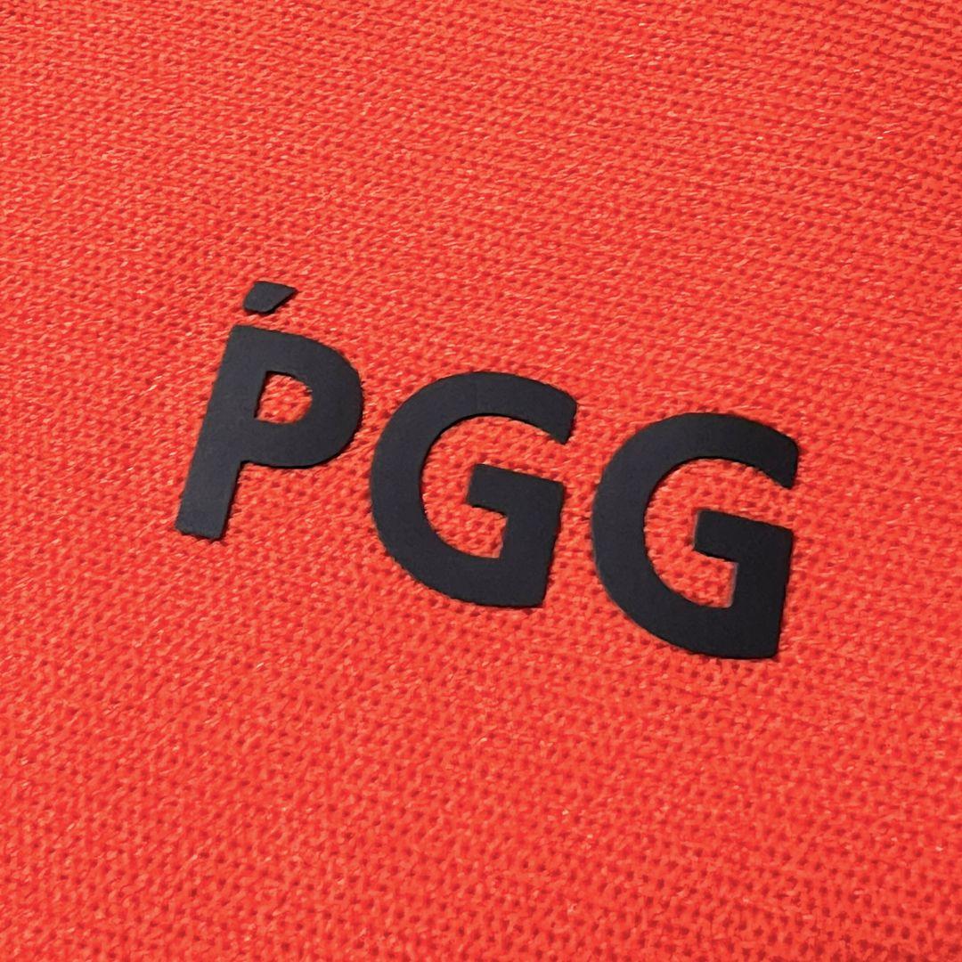 新品タグ付 PGG パーリーゲイツ ポリエステルヤーン ニットポロシャツ M
