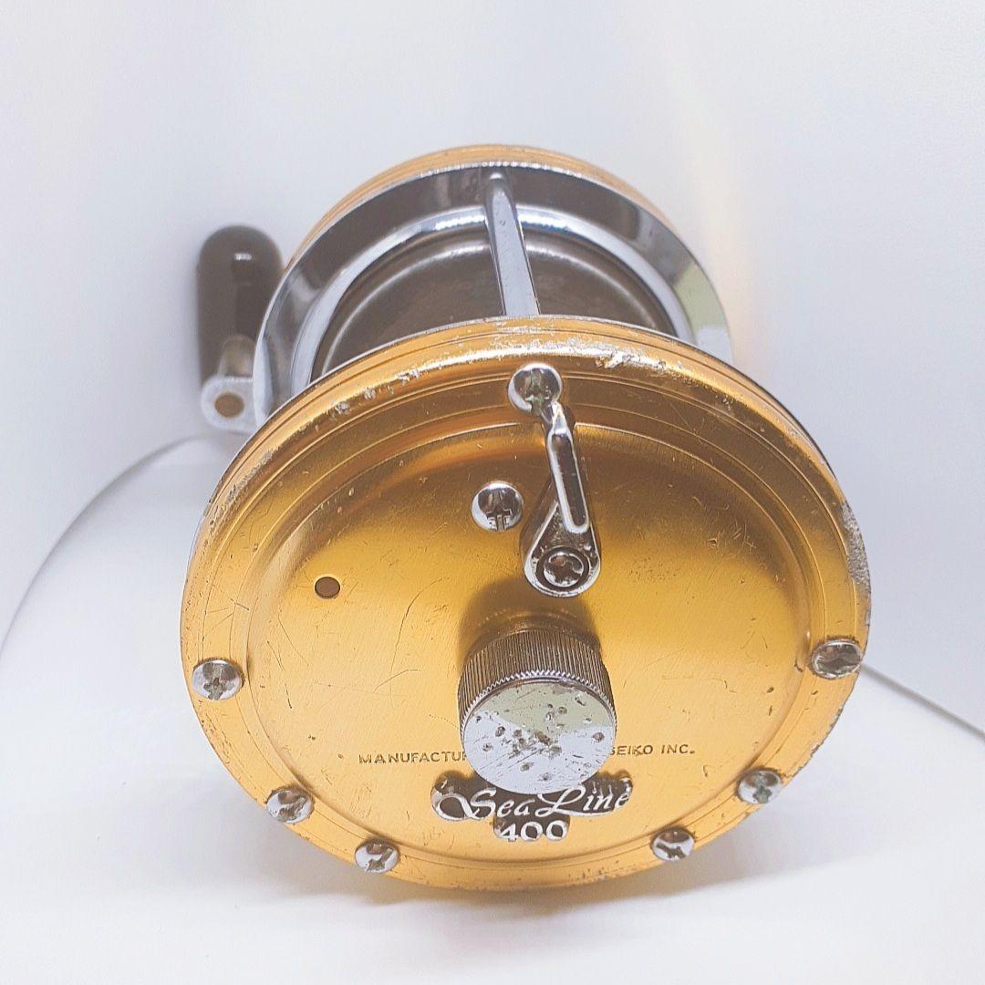 シーライン400 ダイワ DAIWA 中古 金色　リール　sea line　両軸