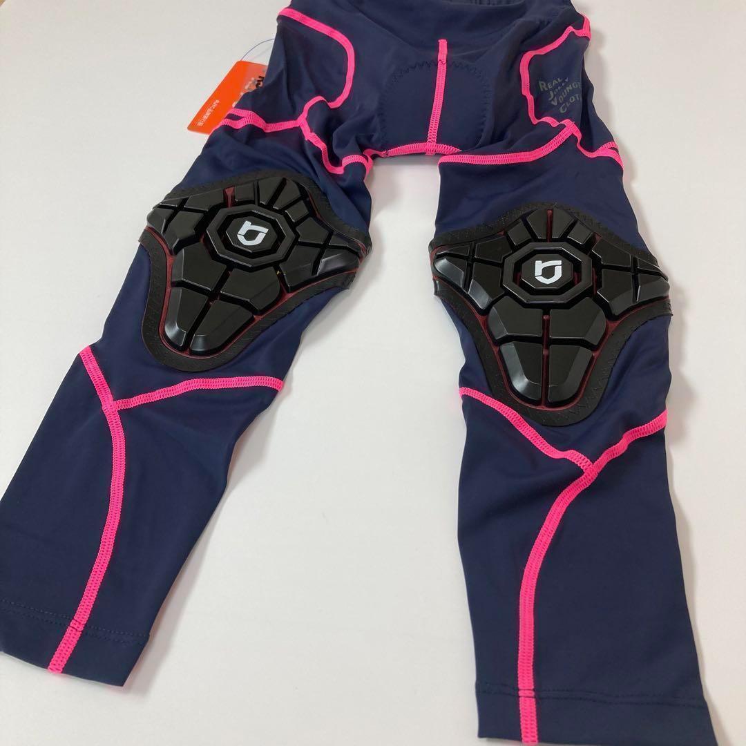 サイクルパンツ キッズパンツ ラインピンク ランバイク ストライダー Sサイズ