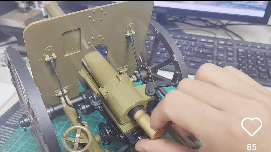 １/6スケール　手作　四一式山砲　模型レプリカ　新品