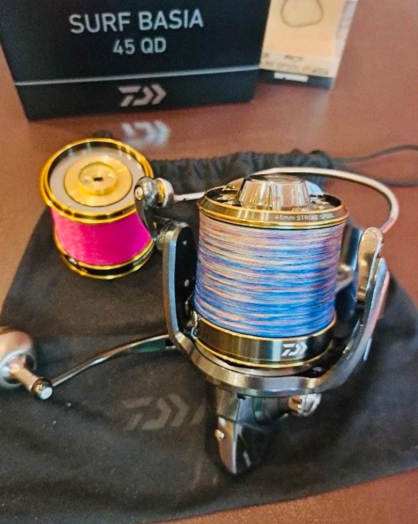 ダイワ 21サーフベーシア45QD RCSサーフスプールセット ゴメクサスノブ