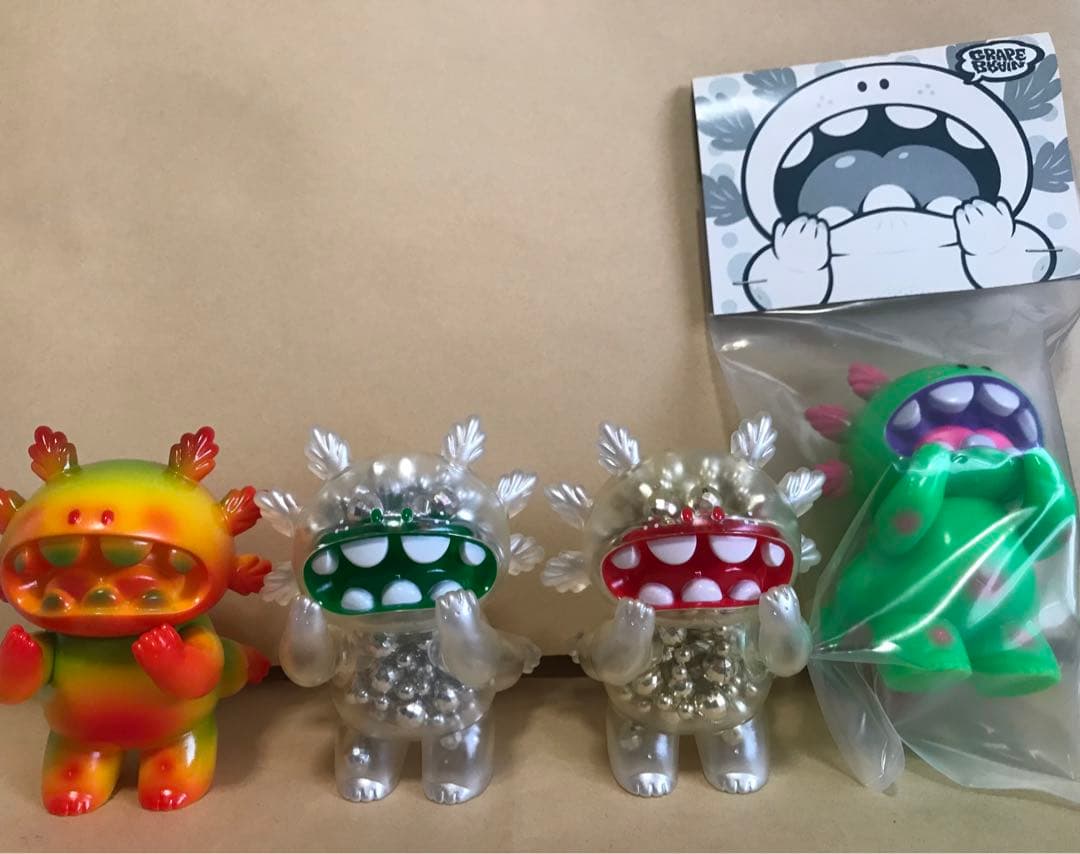 ロッキャクウーパー　まかろに　ソフビ4体セット