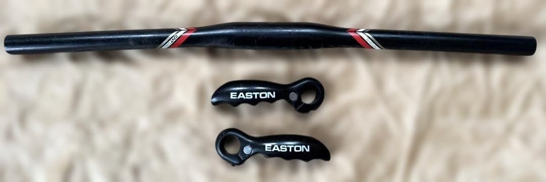 EASTON EC90 カーボンハンドル 570mm バーエンドのセット
