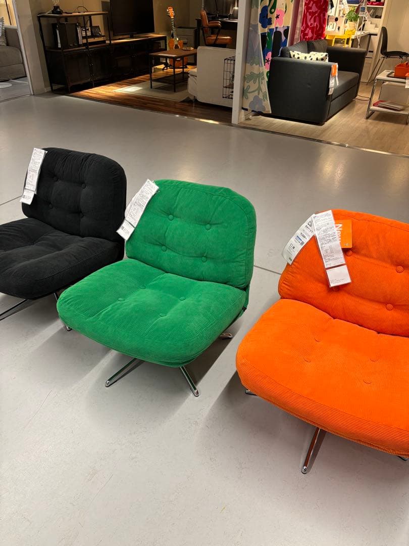 【新品※未開封】 IKEA イケア ディヴリンゲ 回転パーソナルチェア ソファ