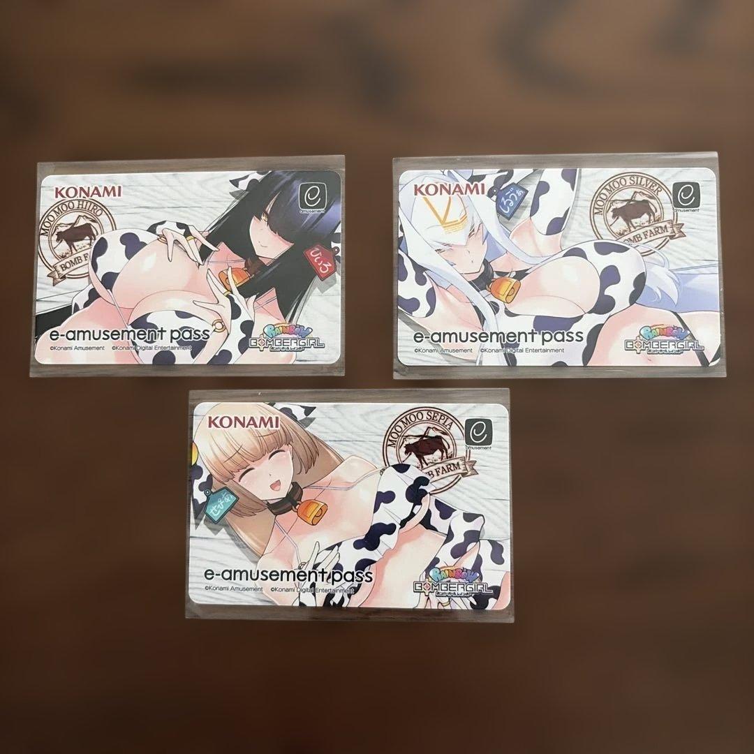 ボンバーガール e-amusement pass 14枚セット