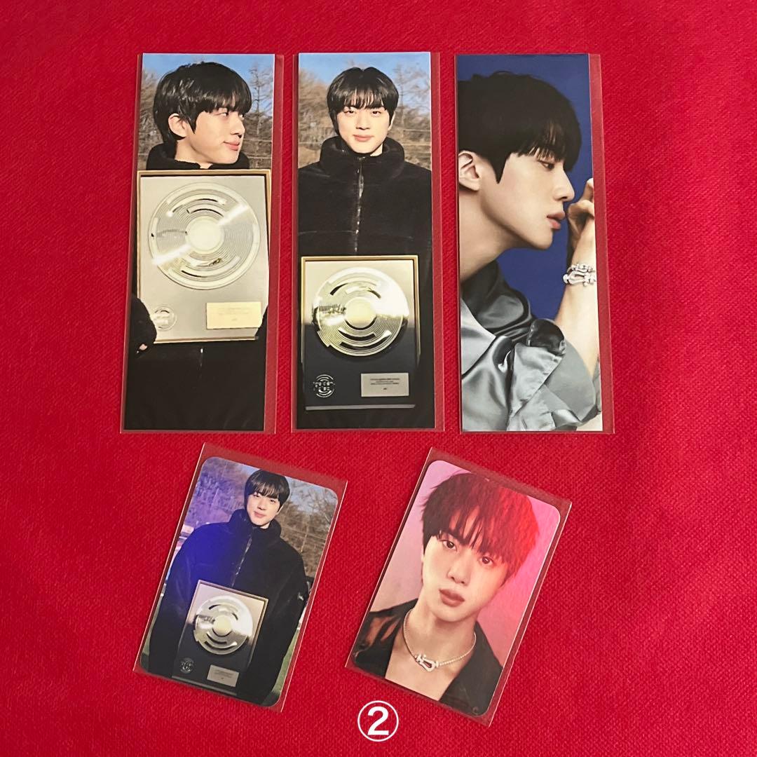 BTS ホログラム両面フォトカード・正方形両面フォト♡Jin