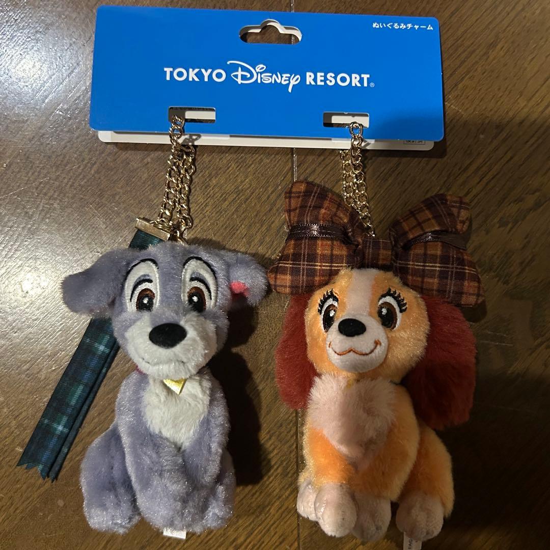 わんわん物語 レディ トランプ ぬいぐるみチャーム キーチェーン ディズニー