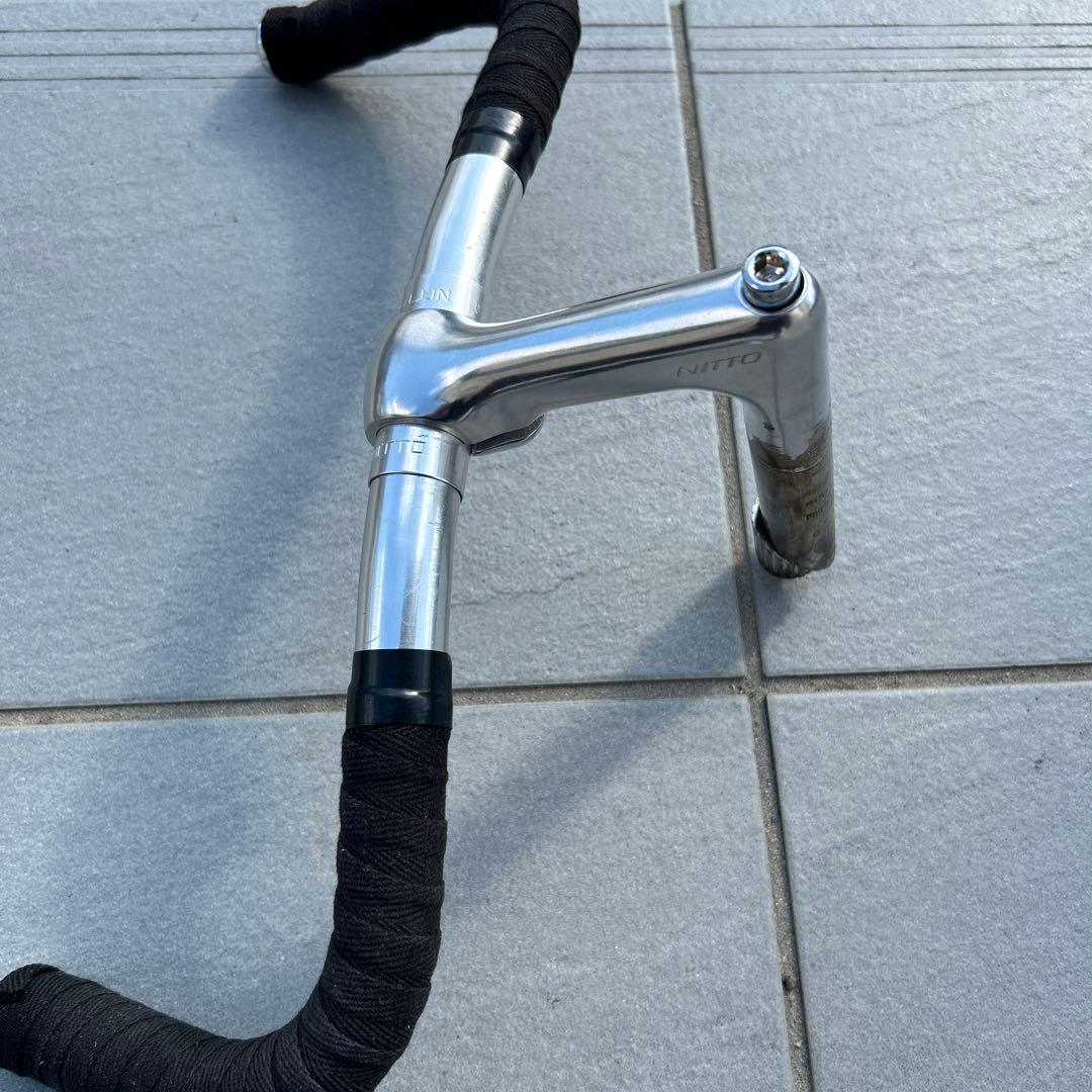 NITTO ブルホーンハンドル、ステムセット