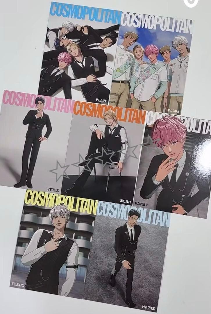 Plave COSMOPOLITAN 表紙 特別BOX　雑誌2冊＆カード7枚
