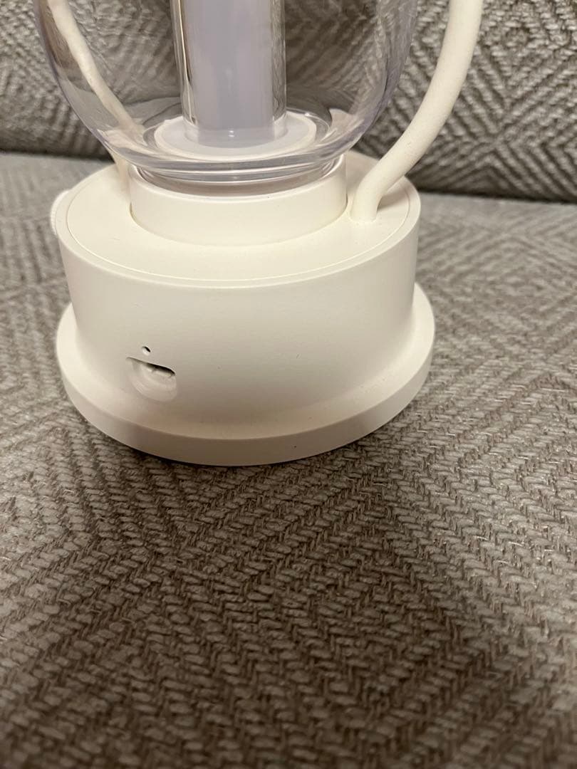 BALMUDA The Lantern 充電器・収納バッグ付き　ホワイト　訳あり