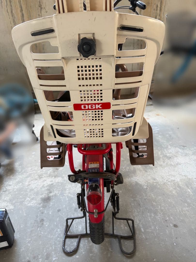 電動アシスト自転車 ヤマハ　パス バビー アン充電器付PA チャイルドシート付き