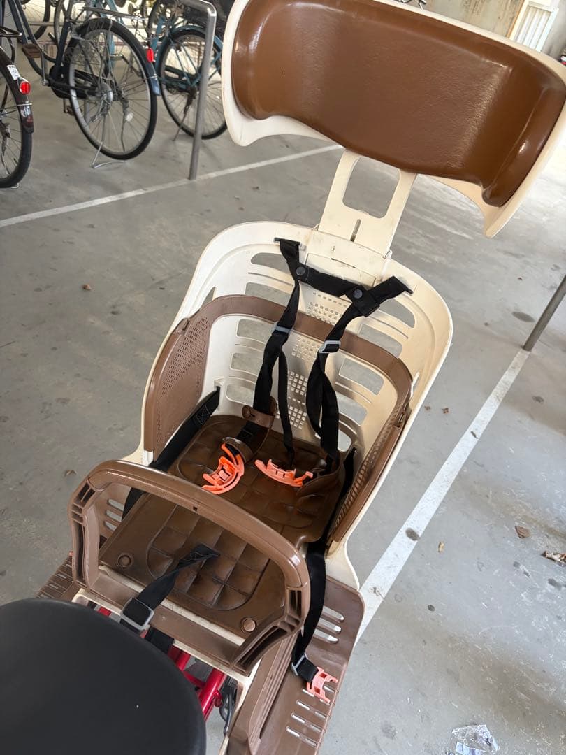 電動アシスト自転車 ヤマハ　パス バビー アン充電器付PA チャイルドシート付き