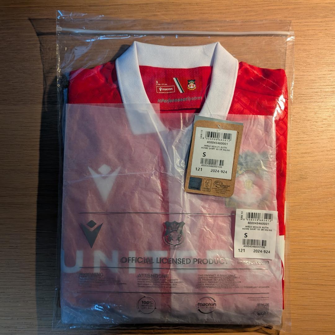 新品タグ付 レクサム ホーム 24 M 正規品 League パッチ付