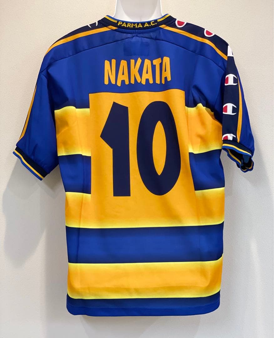 美品　パルマ　01-02レプリカユニフォーム　NAKATA 中田英寿