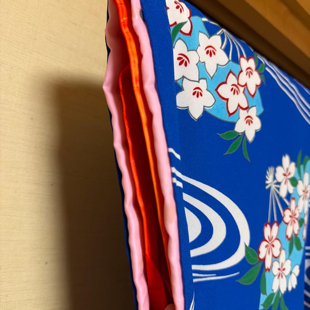 【美品】【高級】舞踊用 流水桜 引きずり Kimono