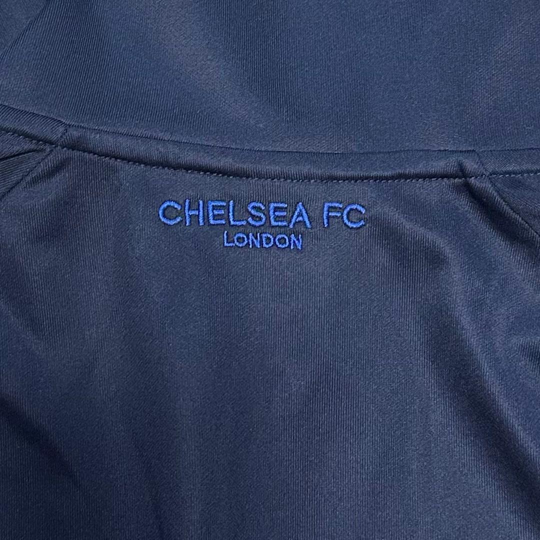 美品 NIKE × CHELSEA FCトラックジャケット Lネイビー 刺繍ロゴ