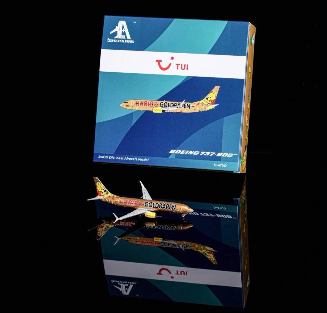 航空機・ヘリコプター 1:400 B737-800 TUI D-ATUD 'Haribo Livery