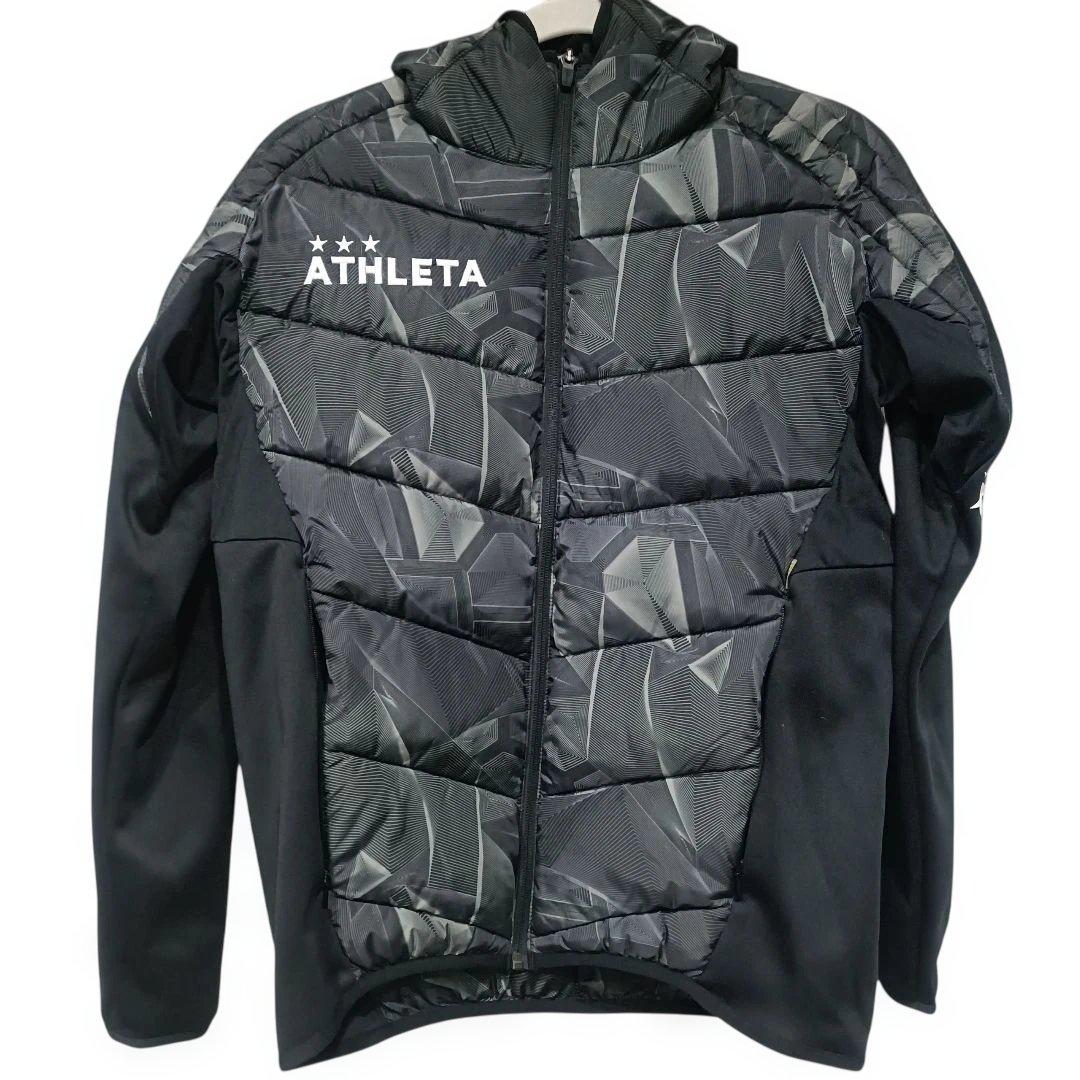 美品 ATHLETE 中綿ジャケット パンツ 上下セット S サッカー