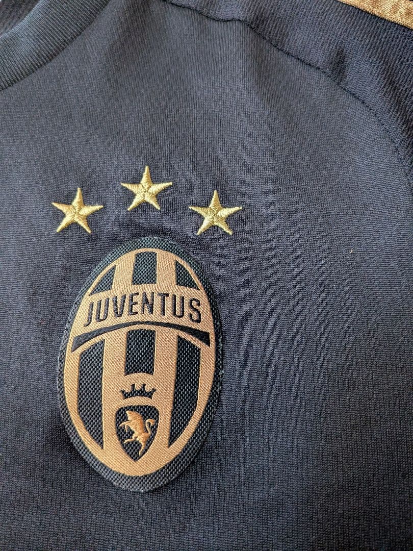 adidas 15/16Juventus ユニフォームブラック×ゴールドJeep