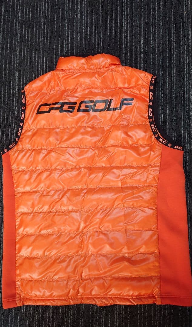 CPG GOLF メンズベスト サイズ2 オレンジ