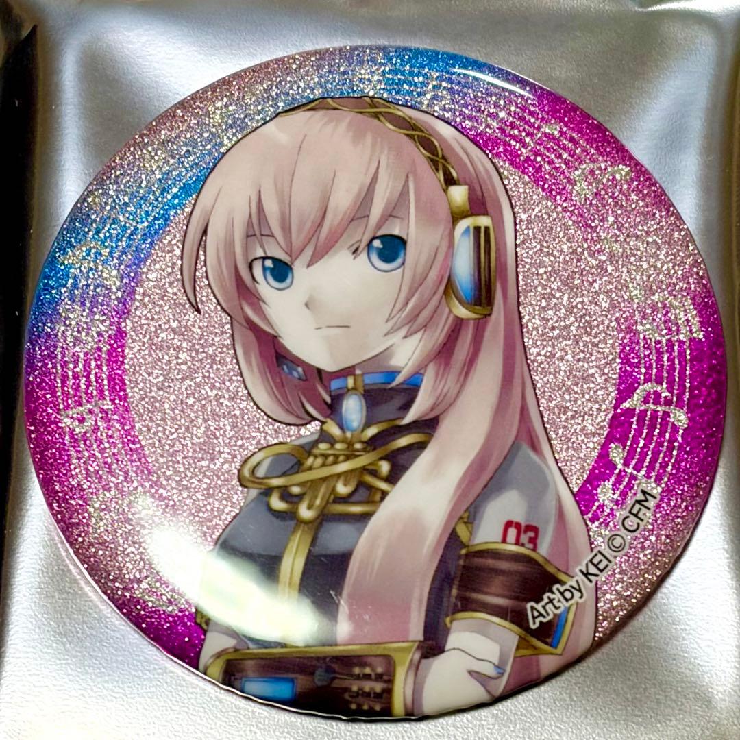 初音ミク キラキララメ入り缶バッジ 巡音ルカ グリ缶 ケイカンパニー まとめ売り