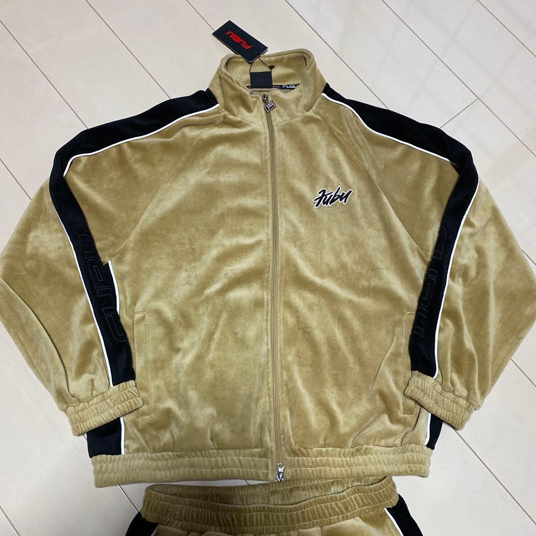 FUBU ベロアセットアップ　新品　L 完売品