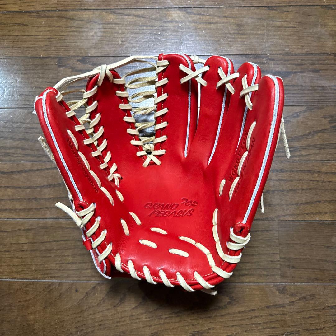 新品未使用 ワールドペガサス 硬式グローブ 内野手用 日本製