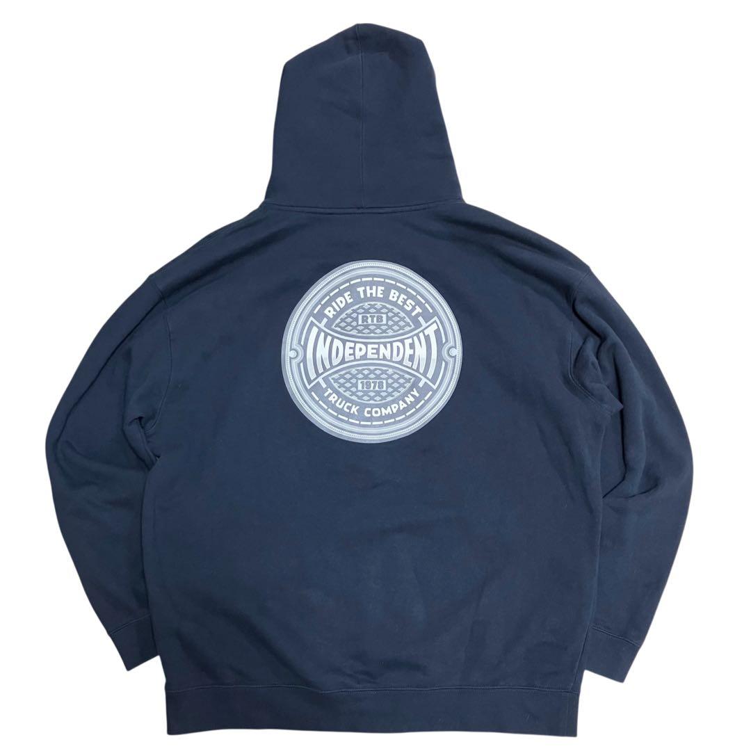 INDEPENDENT INDYバックロゴ ジップパーカー ZIP HOODIE