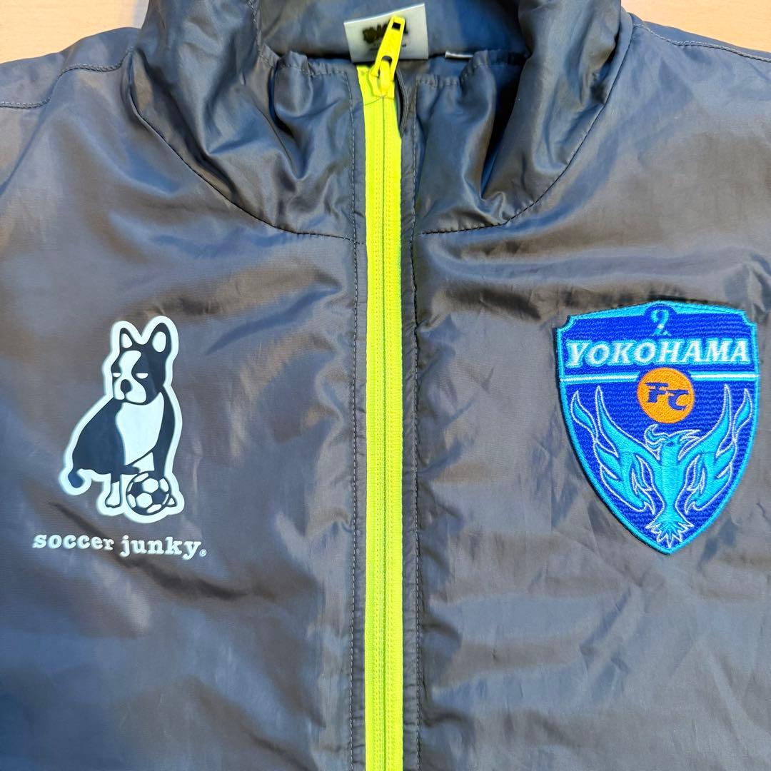 ハム夫　横浜FC　ジャケット　ピステ　ジャージ　支給品　サッカーウェア