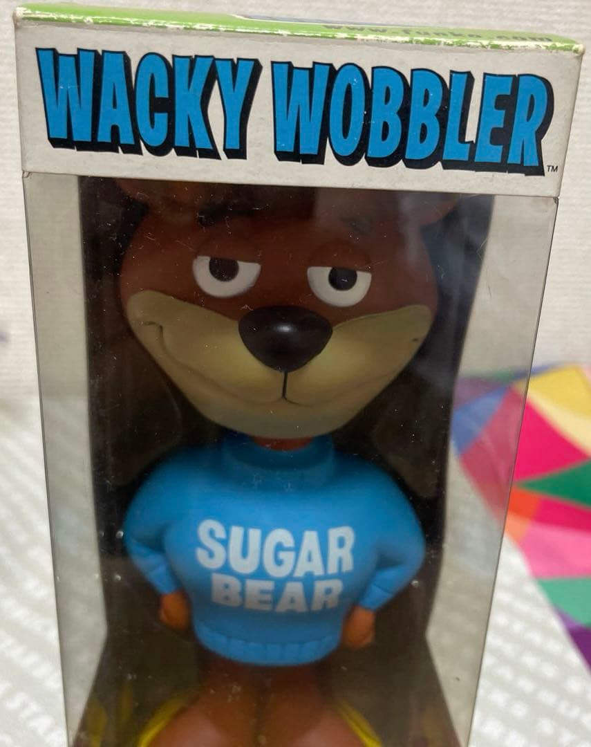 希少FUNKO SUGAR BEAR Wacky Wobbler ボビングヘッド