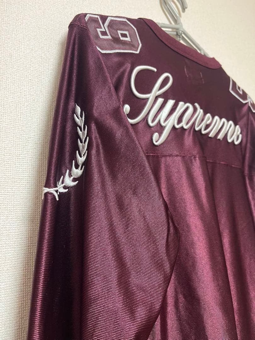 supreme フットボールシャツ　ロンT
