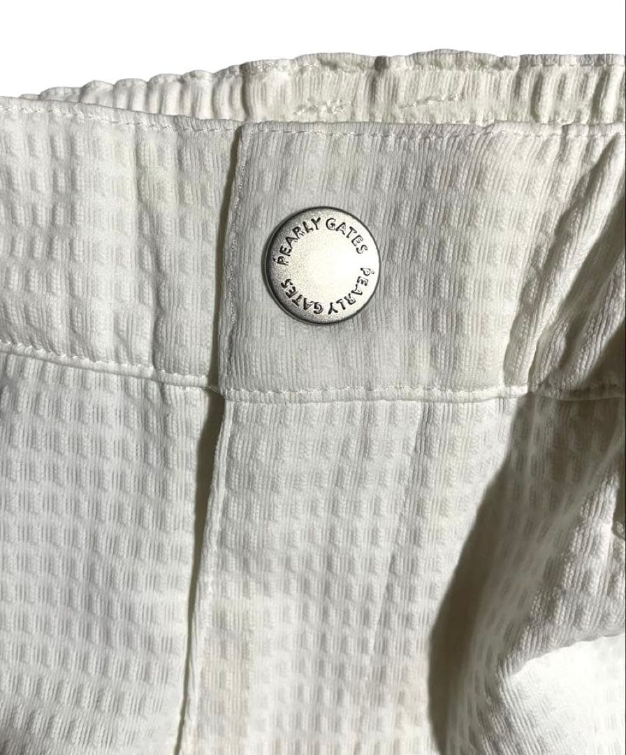 美品☆PEARLY GATES シアサッカー ジョガー パンツ レディース0