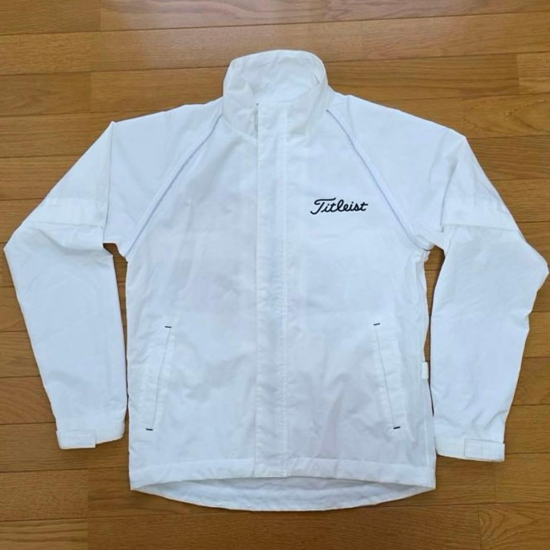 【美品】Titleist レインウェア セットアップ ホワイト/ブラックM