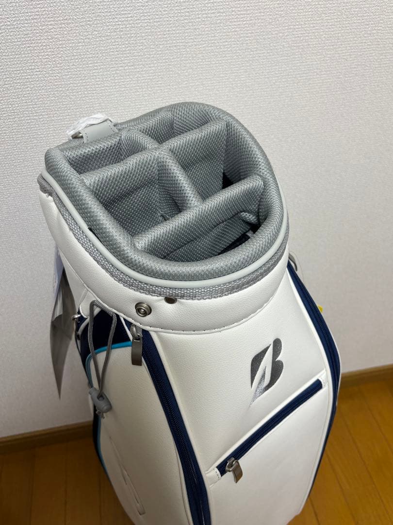 ブリヂストン ゴルフバッグ BG-100L ホワイト/ネイビー