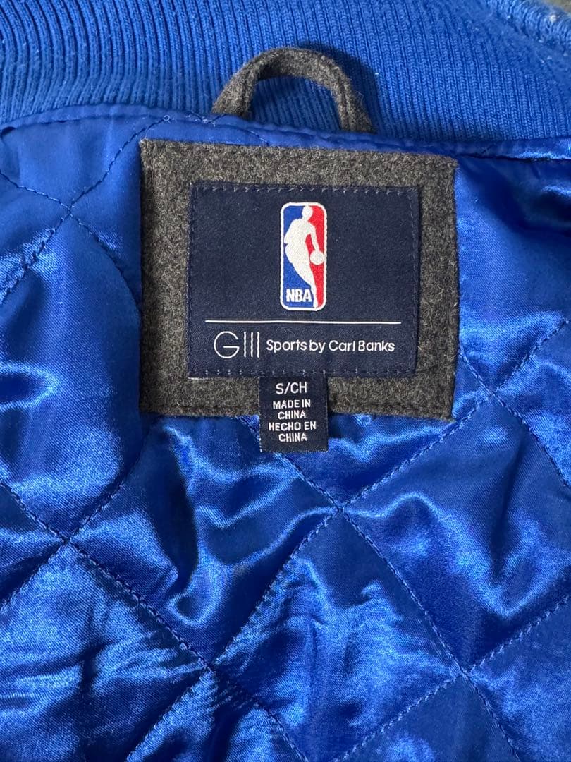 NBA 希少 美品 ウォリアーズ 優勝記念 本革 スタジャン